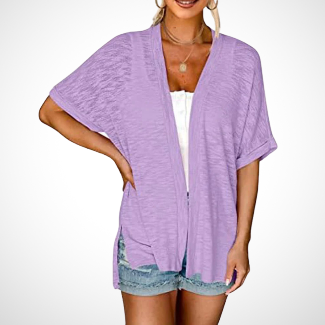Appolline | Stylish Flowing kurzärmelig Cardigan – Bild 9