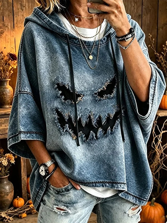 Ingrid | Hoodie mit Halloween-Motiv – Produktansicht 1