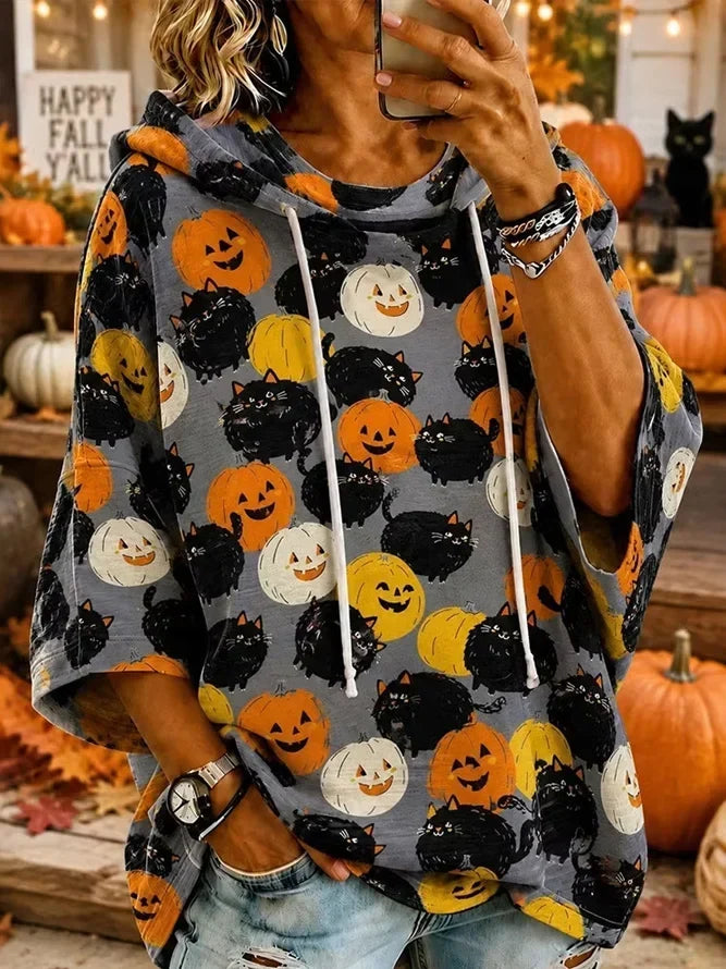 Irene | Hoodie mit Halloween-Motiv – Produktansicht 1