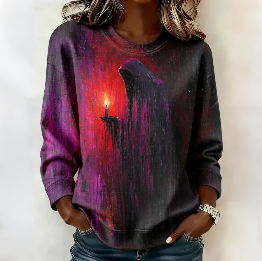 Wren | Sweatshirt mit Geistermotiv – Produktansicht 1
