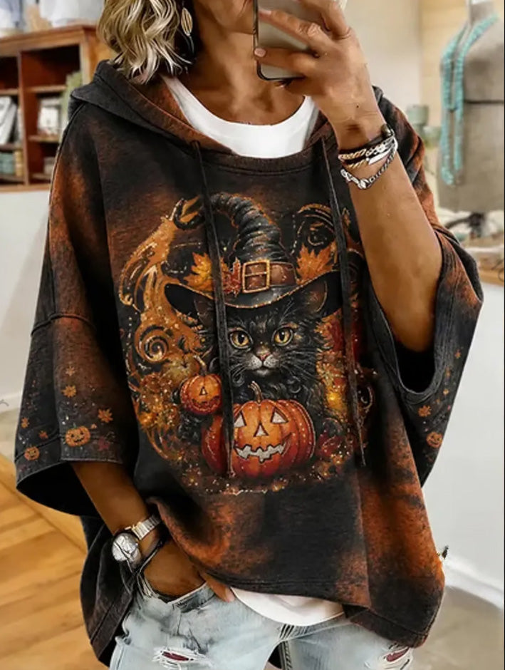 Leila | Sweatshirt mit Katzenmotiv – Produktansicht 1