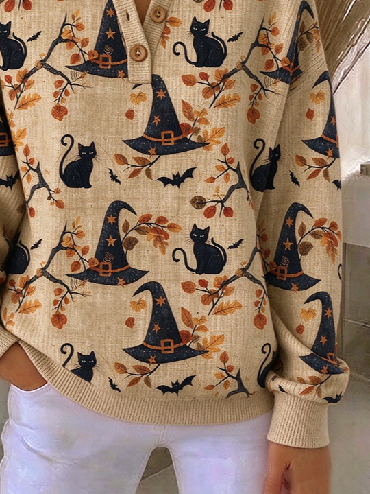 Lucille | Sweatshirt mit Katzenmotiv – Produktansicht 3