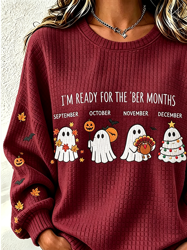 Manuela | Sweatshirt mit Halloween-Motiv – Produktansicht 2