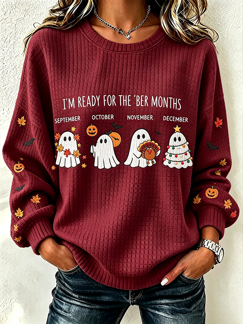 Manuela | Sweatshirt mit Halloween-Motiv – Produktansicht 1