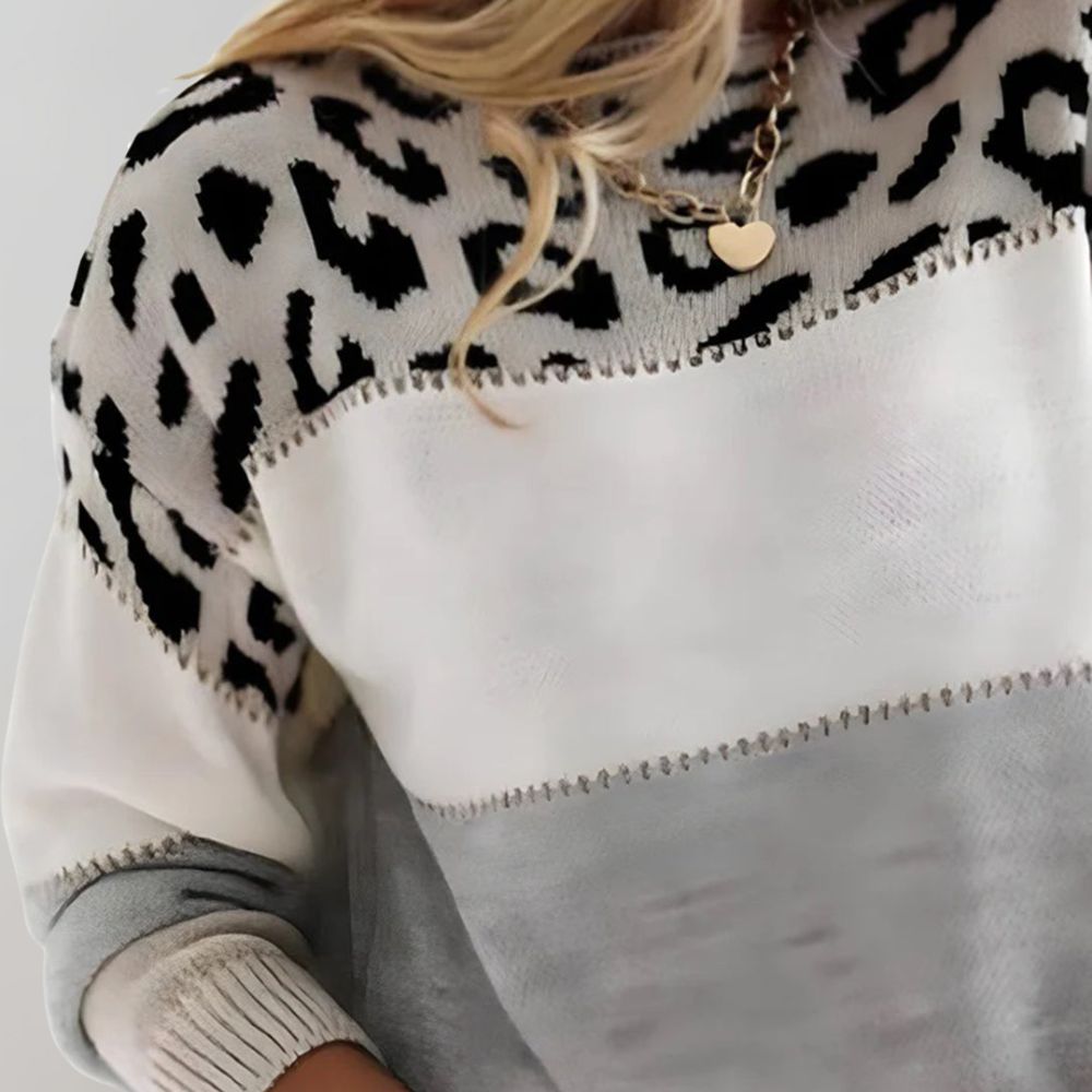 Ana-Gabriela – Leopardenpullover Vielseitige Eleganz – Bild 2