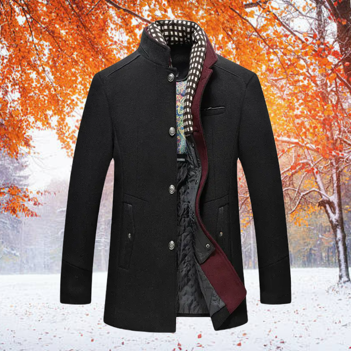 Men's Winter Jacket Schwarz