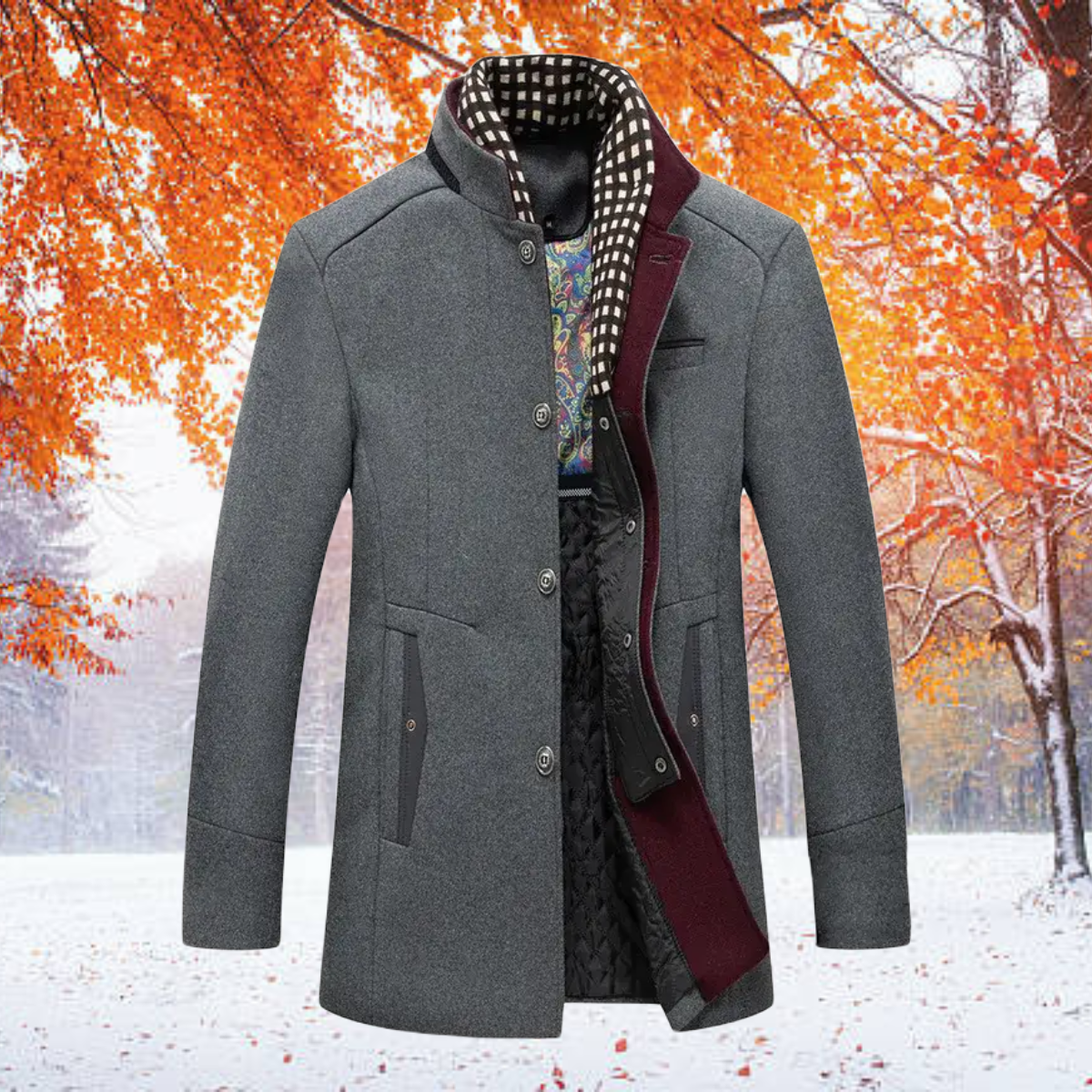 Men's Winter Jacket Schwarz
