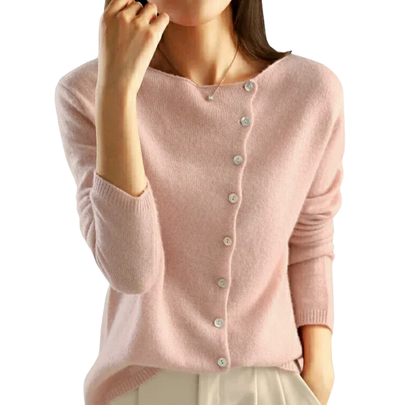 Kate | Cardigan mit asymmetrischer Knopfleiste – Bild 4