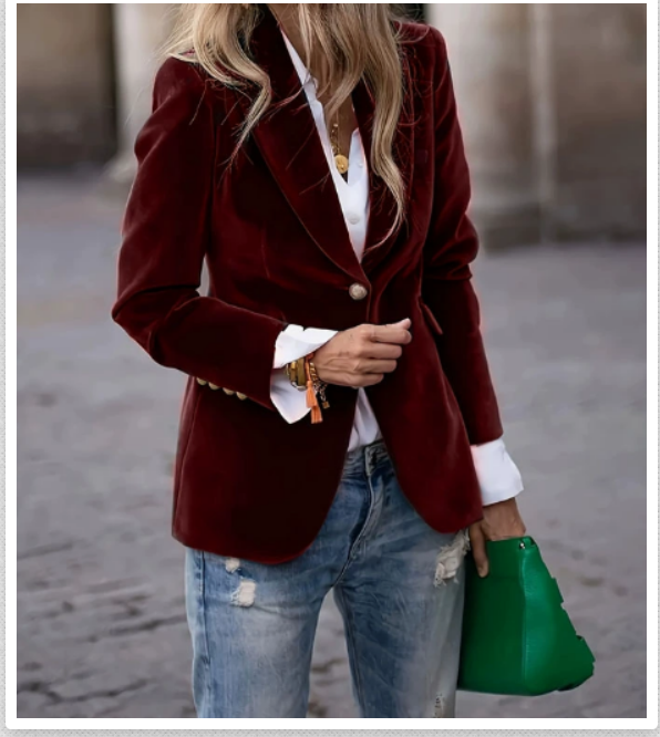 Matilde Eleganter Damen-Samtblazer