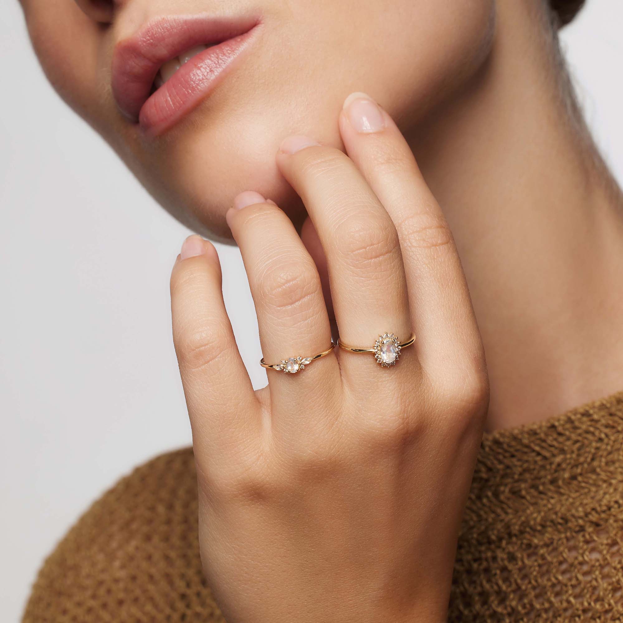 Adriana – Ring mit Mondstein – Bild 3