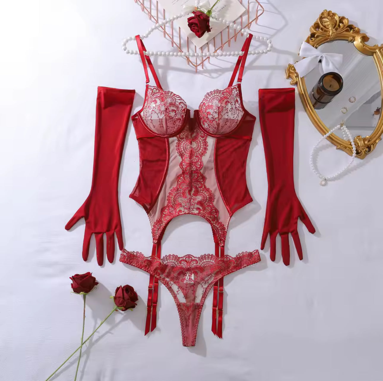 Laura | Dessous-Set aus Spitze