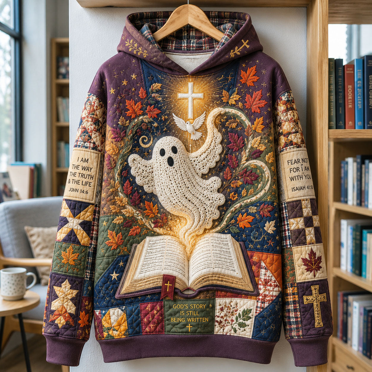 Hoodie mit freundlichem Geist – Produktansicht 1