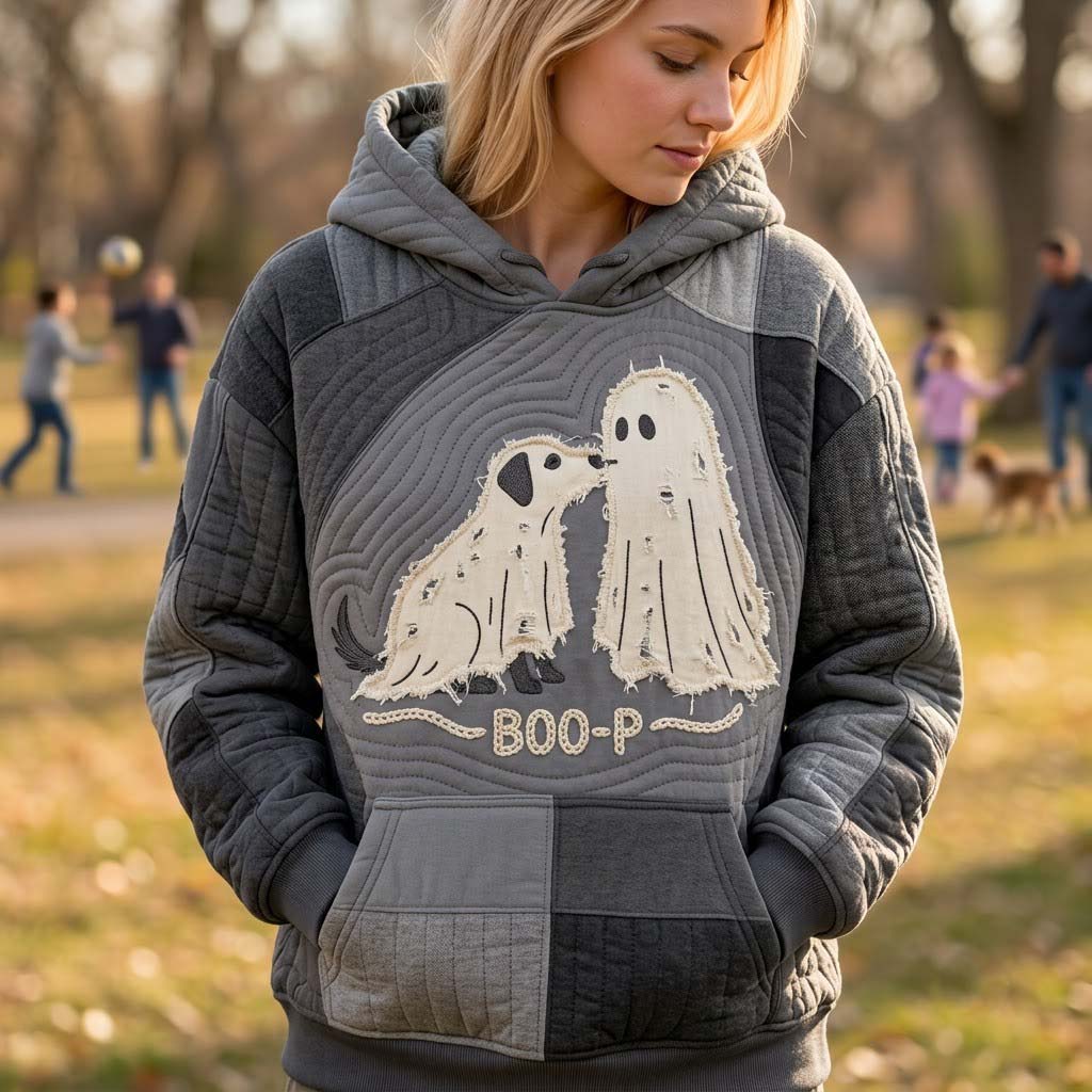 Hoodie mit verspieltem Hundegeist – Produktansicht 1