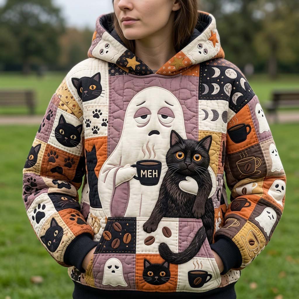 Hoodie mit herbstlichem Motiv – Produktansicht 1