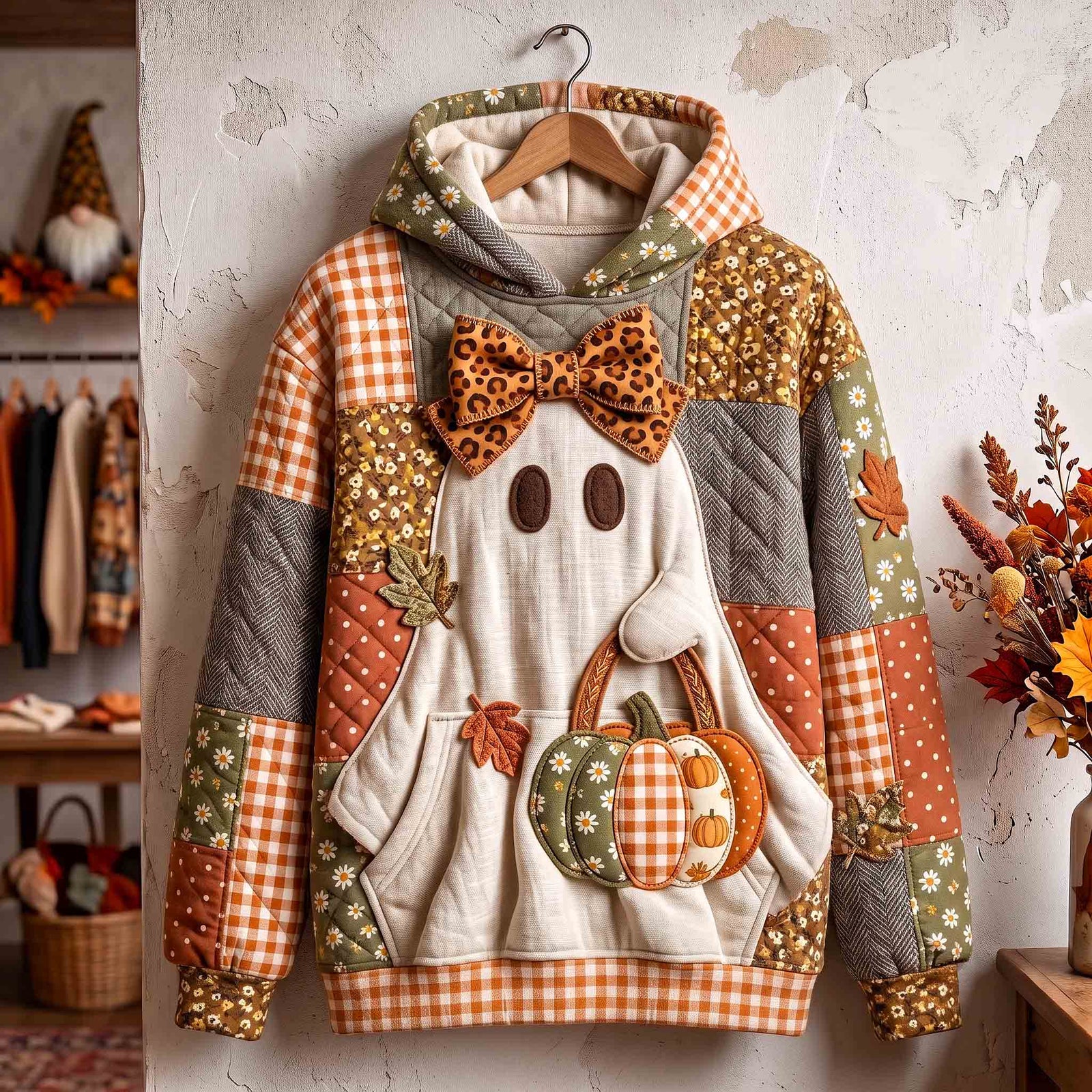 Hoodie mit Kürbisgeist – Produktansicht 1