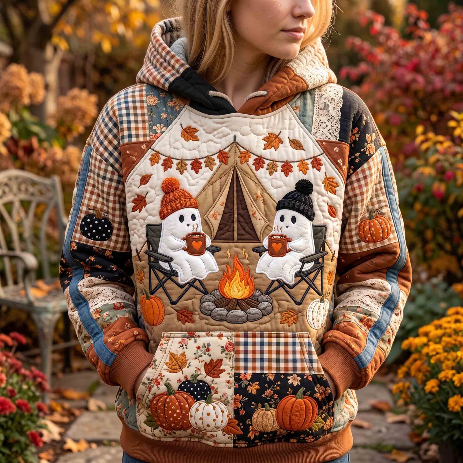Hoodie mit Kürbisgeist – Produktansicht 1