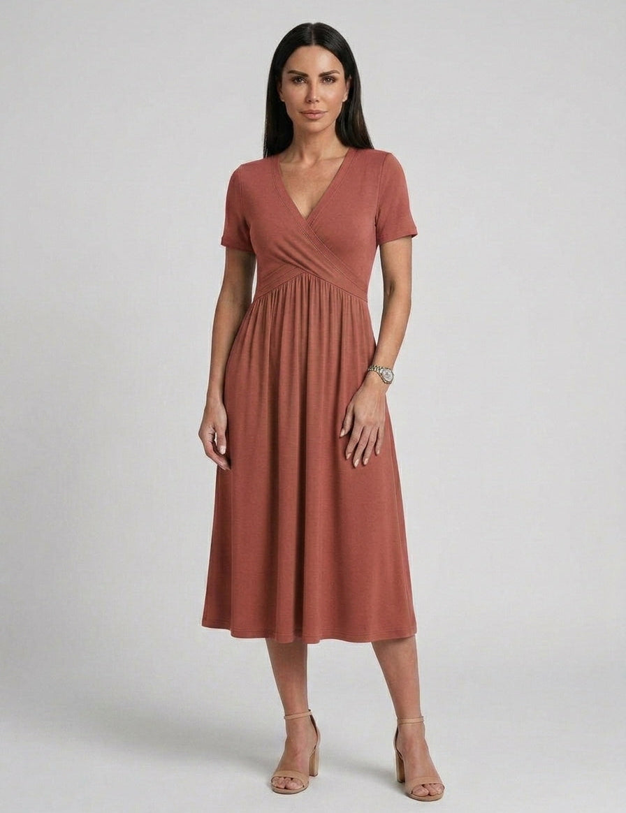 Daniela | Kleid mit V-Ausschnitt