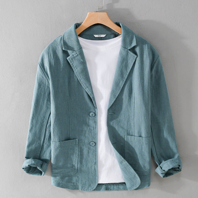 Terraner | Button-Down Blazer with Pockets Beige