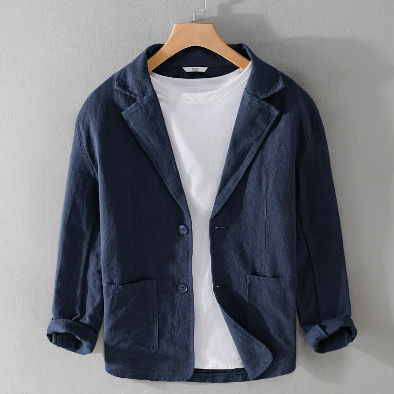 Terraner | Button-Down Blazer with Pockets Beige