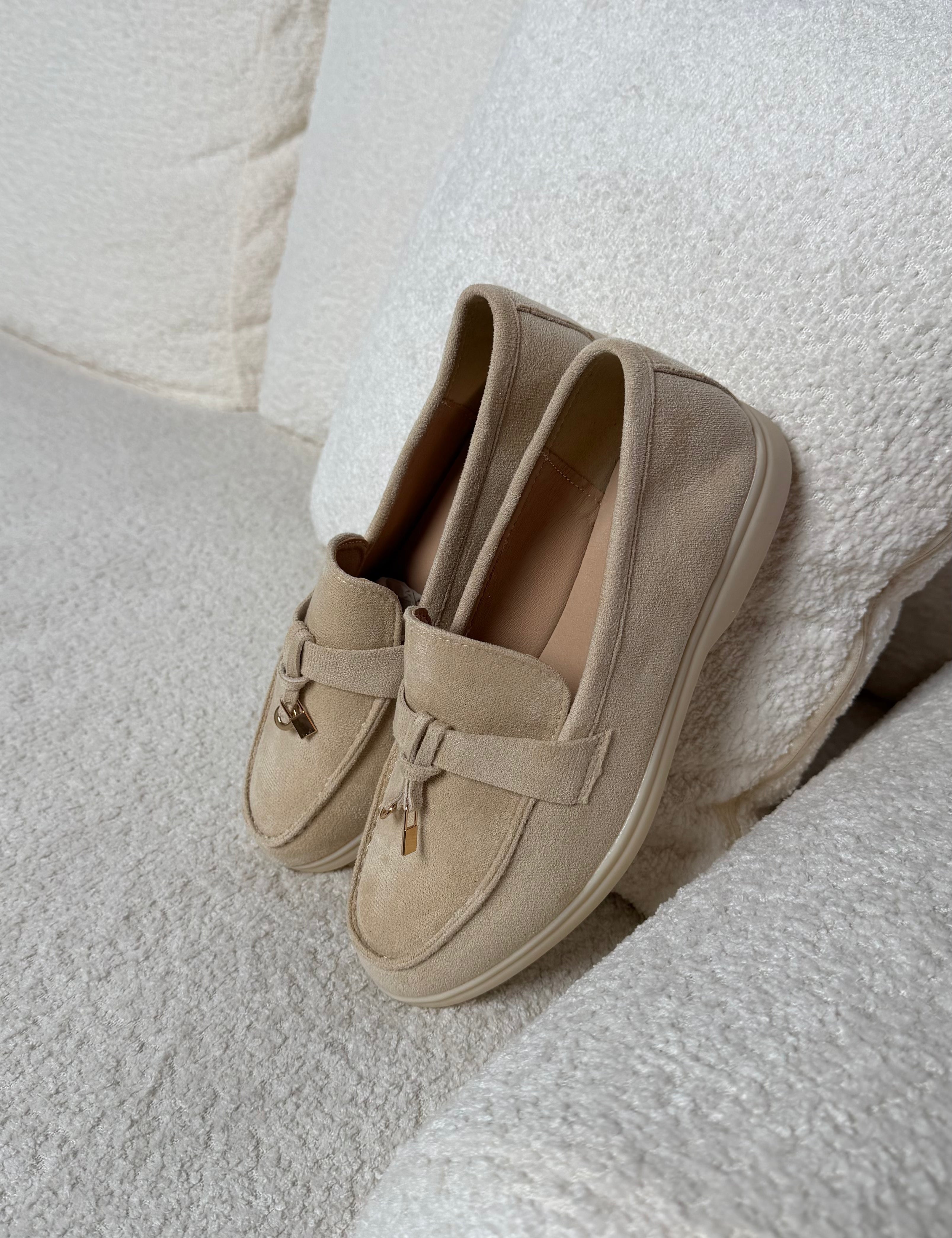 Beige Loafer Walkers – Bild 4