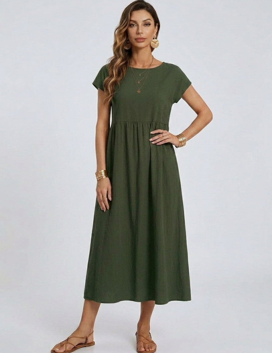 Daciana | Zeitloses vielseitiges Midikleid