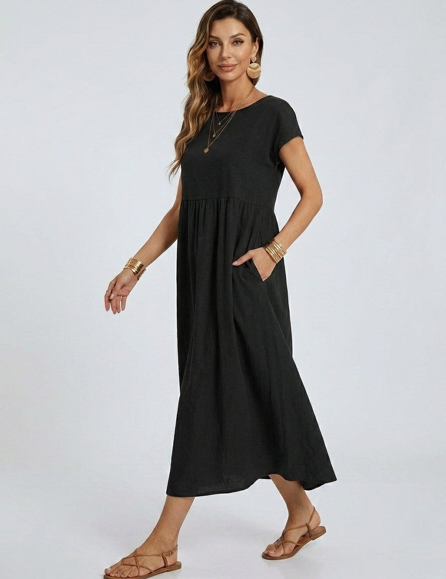 Daciana | Zeitloses vielseitiges Midikleid