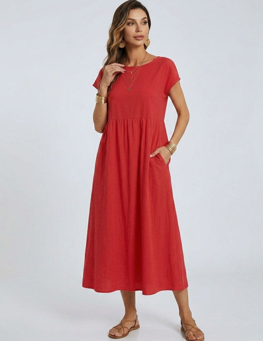 Daciana | Zeitloses vielseitiges Midikleid