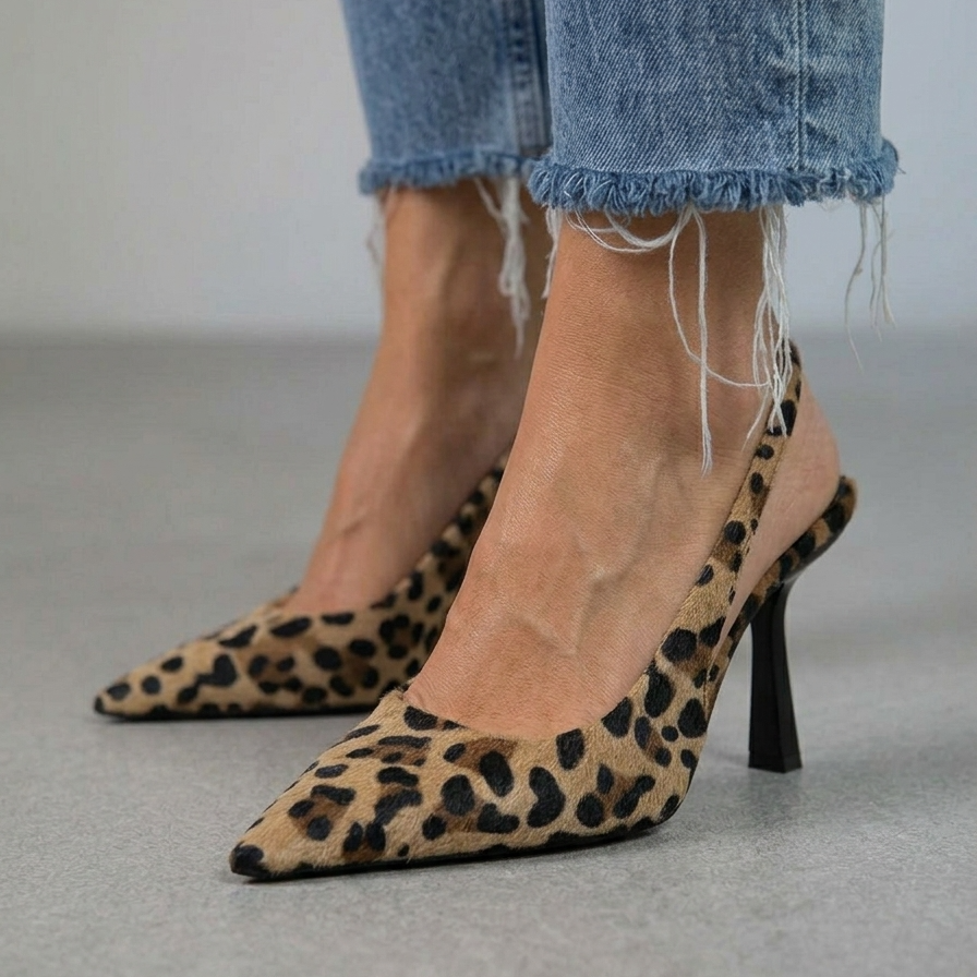 Flavia – Slingpumps mit Leopardenmuster – Bild 4