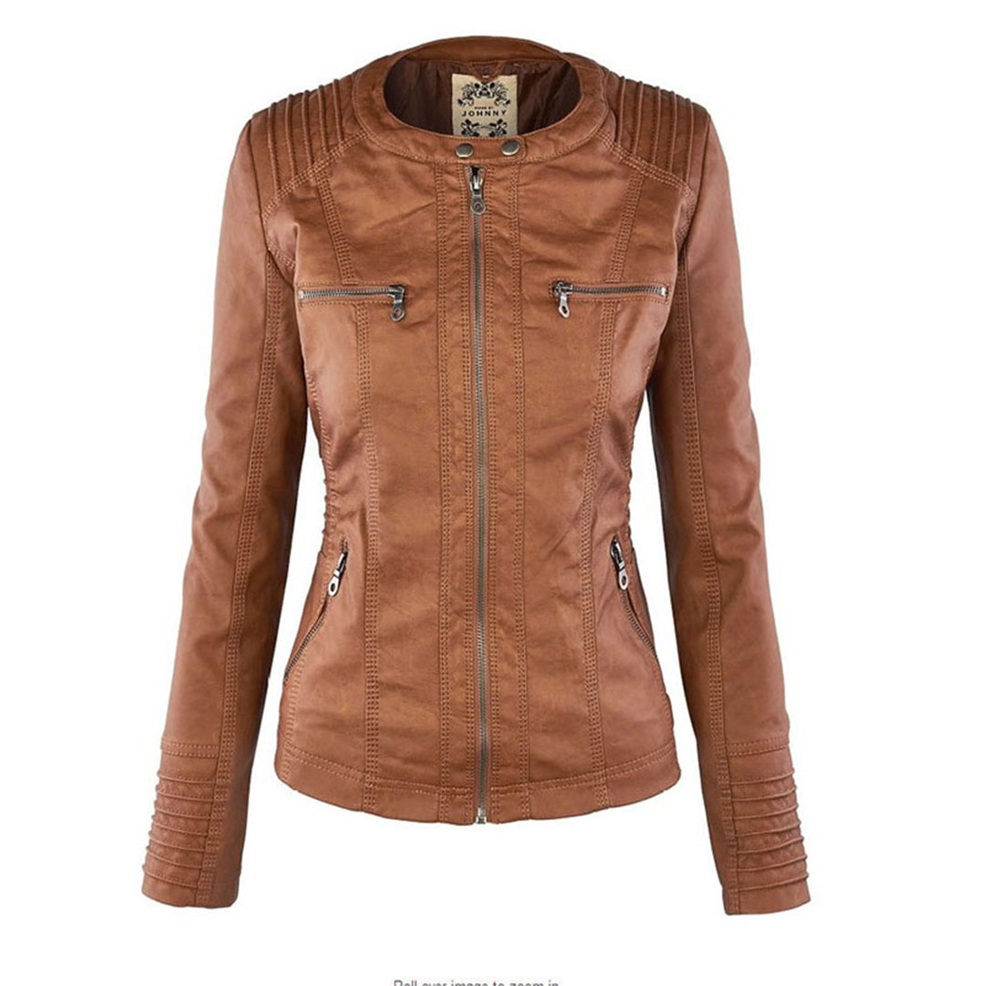 Georgiana – Bikerjacke aus Kunstleder – Bild 3