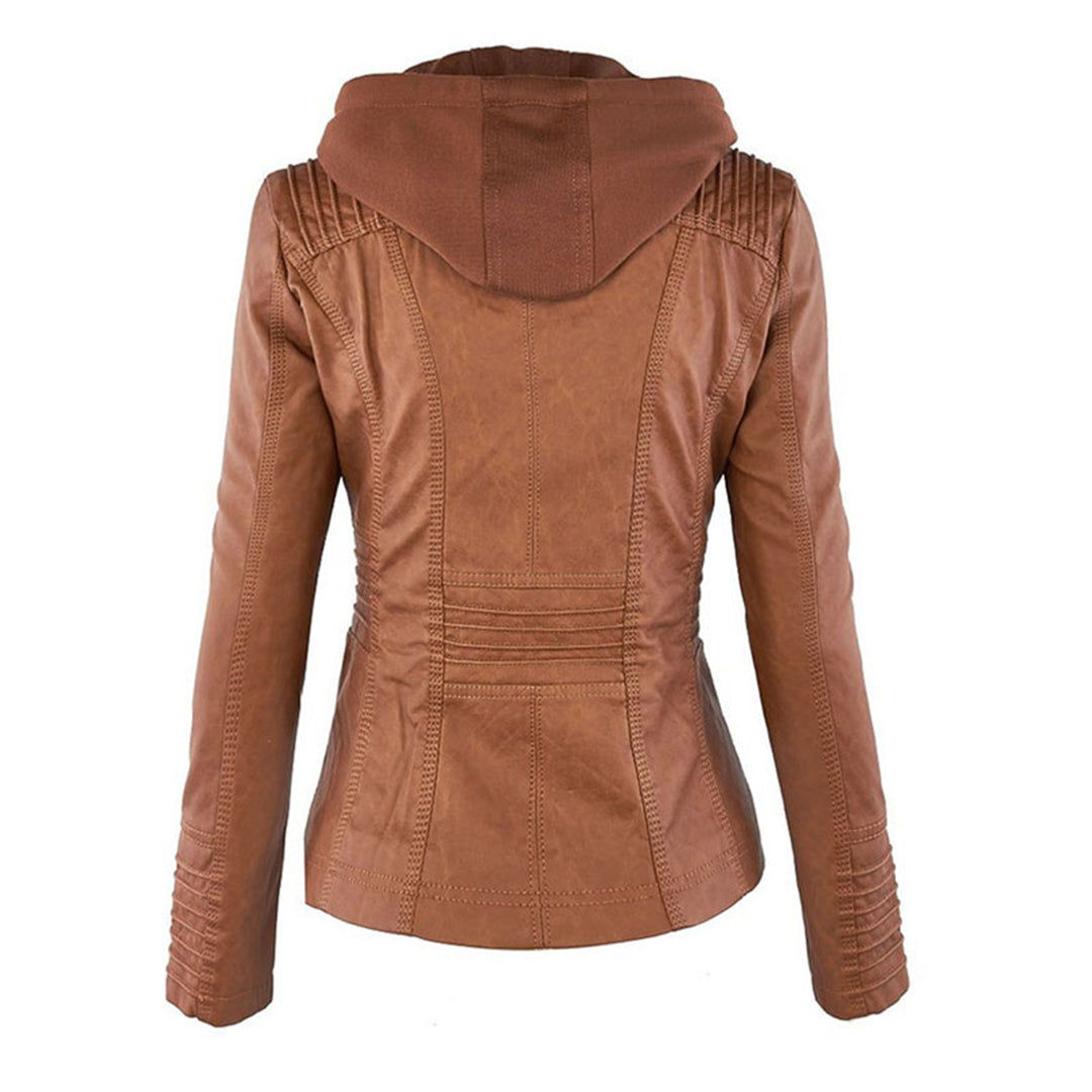 Georgiana – Bikerjacke aus Kunstleder – Bild 2
