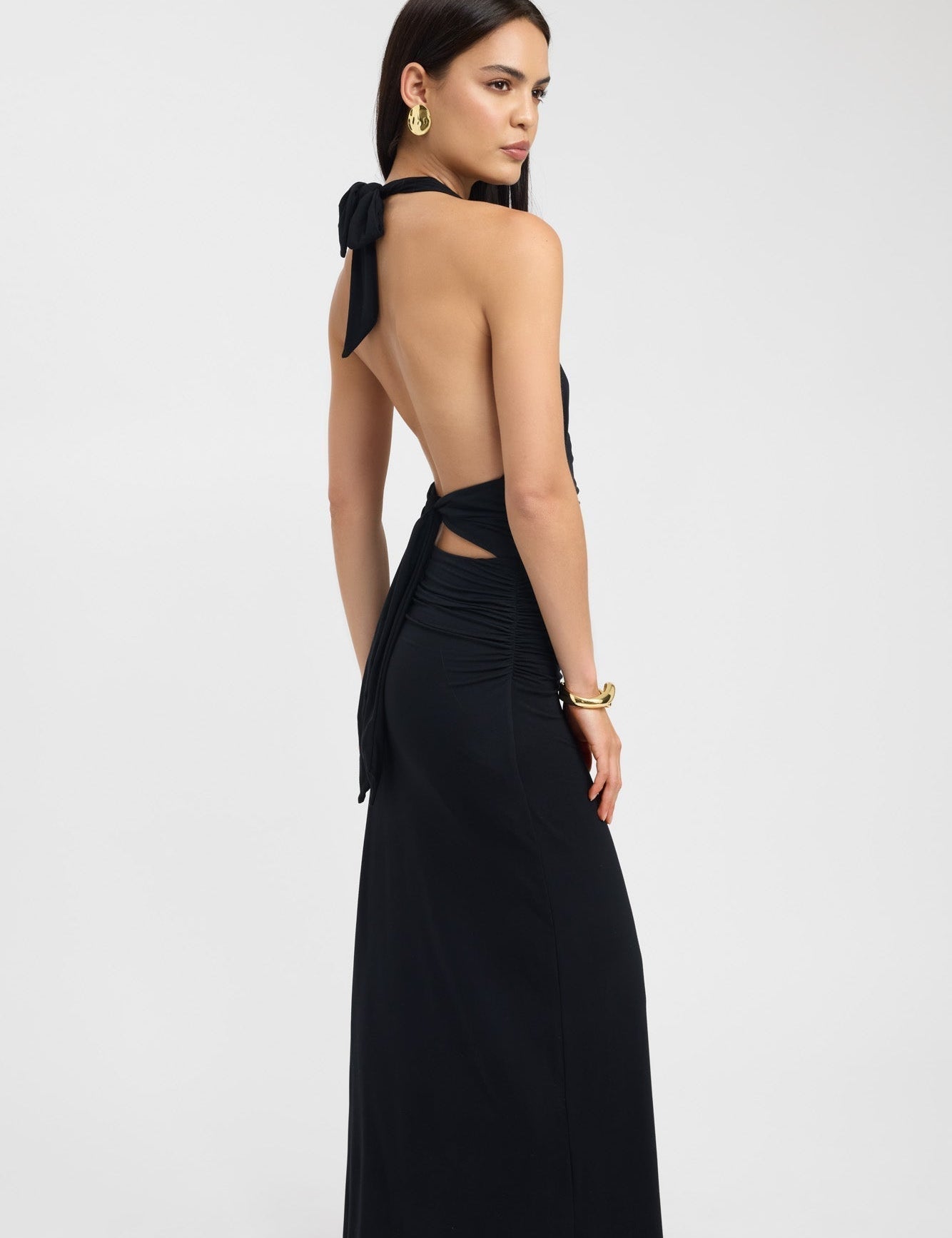 Ana-Teodora | Maxikleid mit Neckholder-Trägern