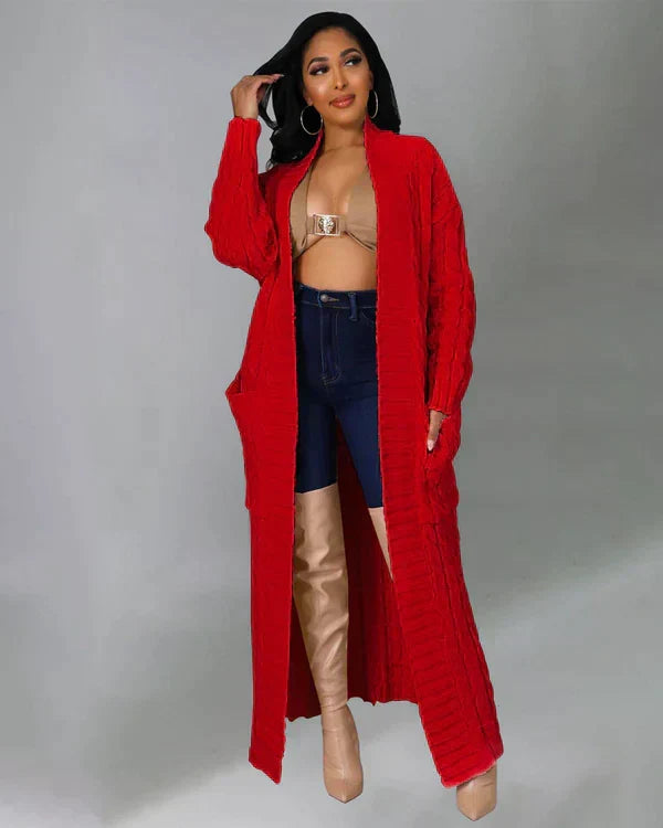 Natalia | Langer Cardigan mit elegantem Design
