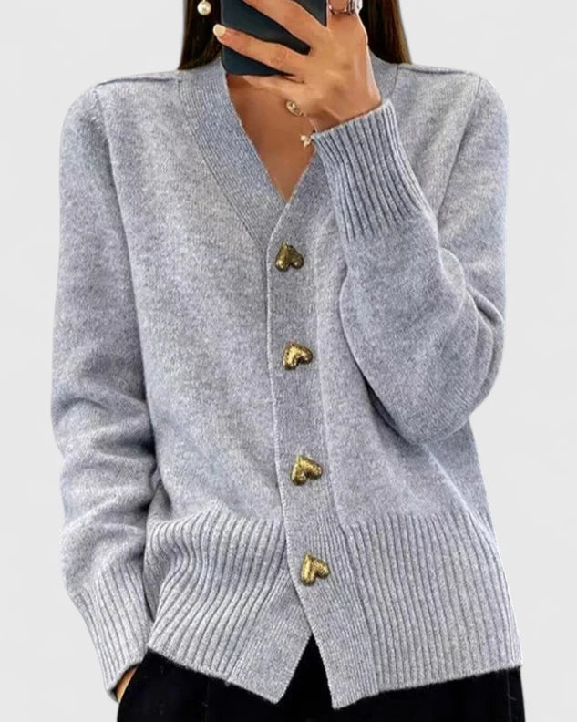 Isabella | Eleganter Herbst Cardigan – Bild 3