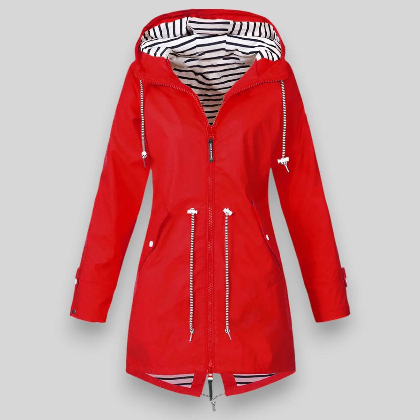 Renata – Elegante und wasserdichte Jacke – Rot – Bild 1