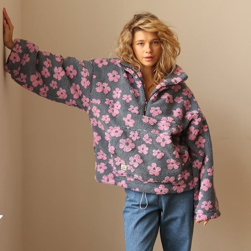 Isabela | Vielseitiger Boho Sherpa Pullover