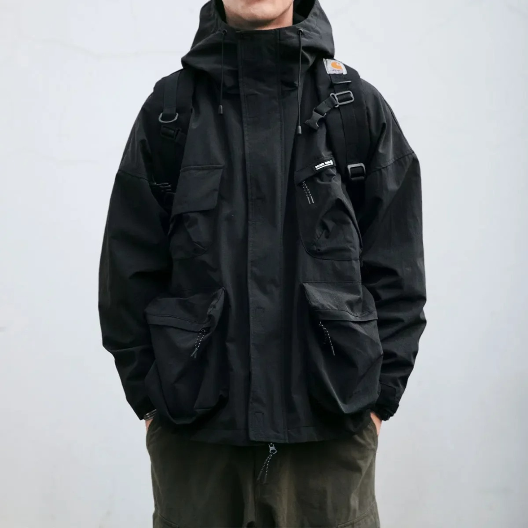 Hans | Technische Outdoorjacke - Grün