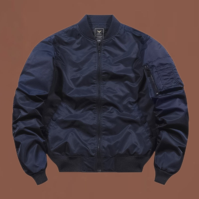 Men’s wind-resistant MA-1-style bomber jacket with sleeve pocket Degree