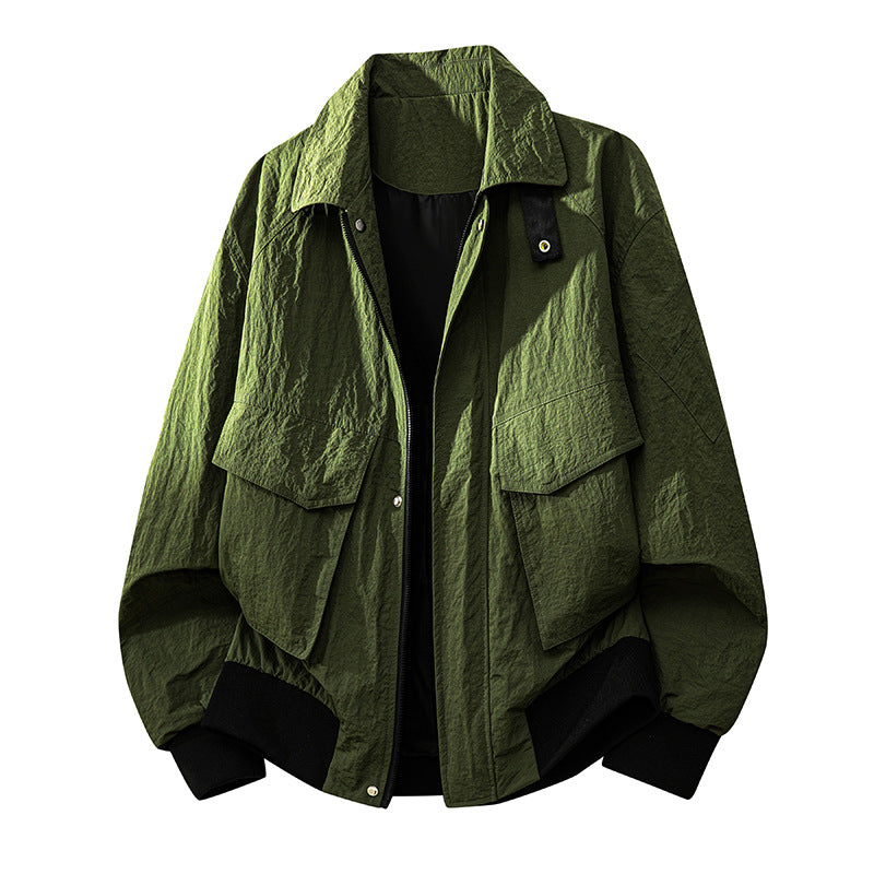 Field-Bomberjacke | Pattentaschen und Rippbündchen