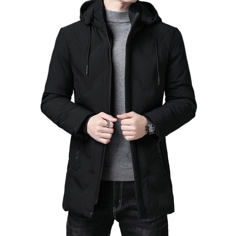 Herren-Kapuzenjacke | Lange Ärmel und Taschen