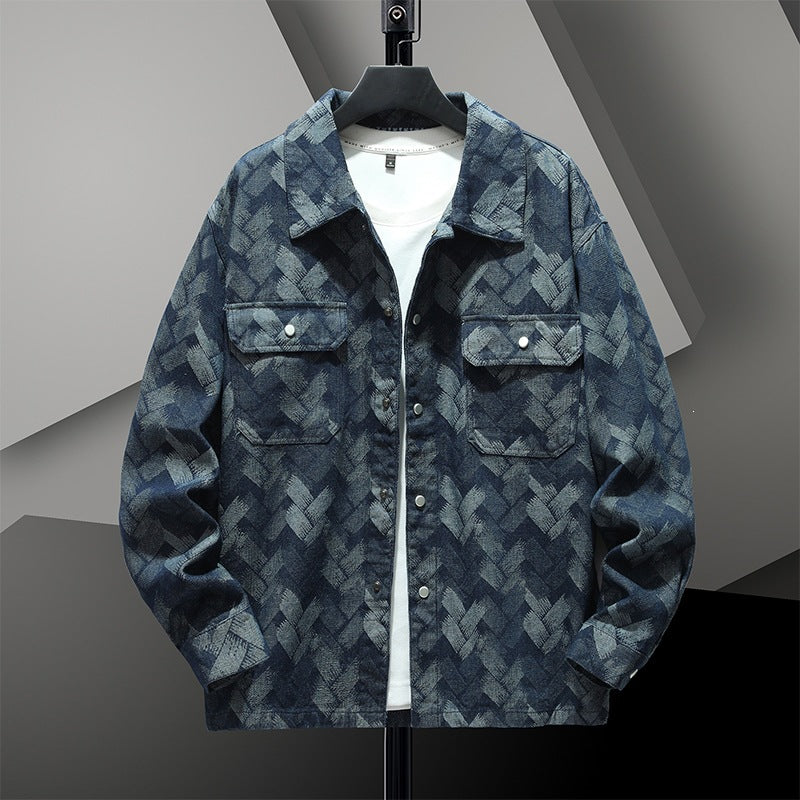 Herren-Langarmjacke | Schlichtes Design mit Taschen