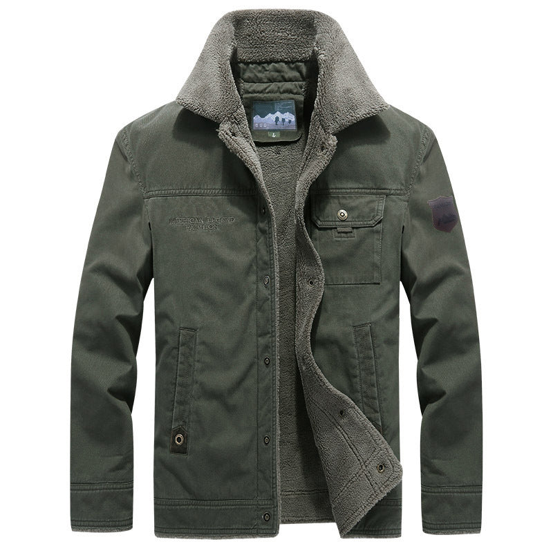 Herren-Utility-Jacke | Knöpfe und praktische Taschen