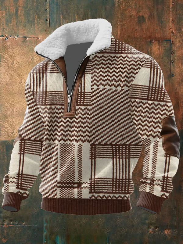 Oskar – Quality Zip-Up with Shearling-Lined Collar S