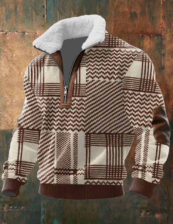 Oskar – Quality Zip-Up with Shearling-Lined Collar S
