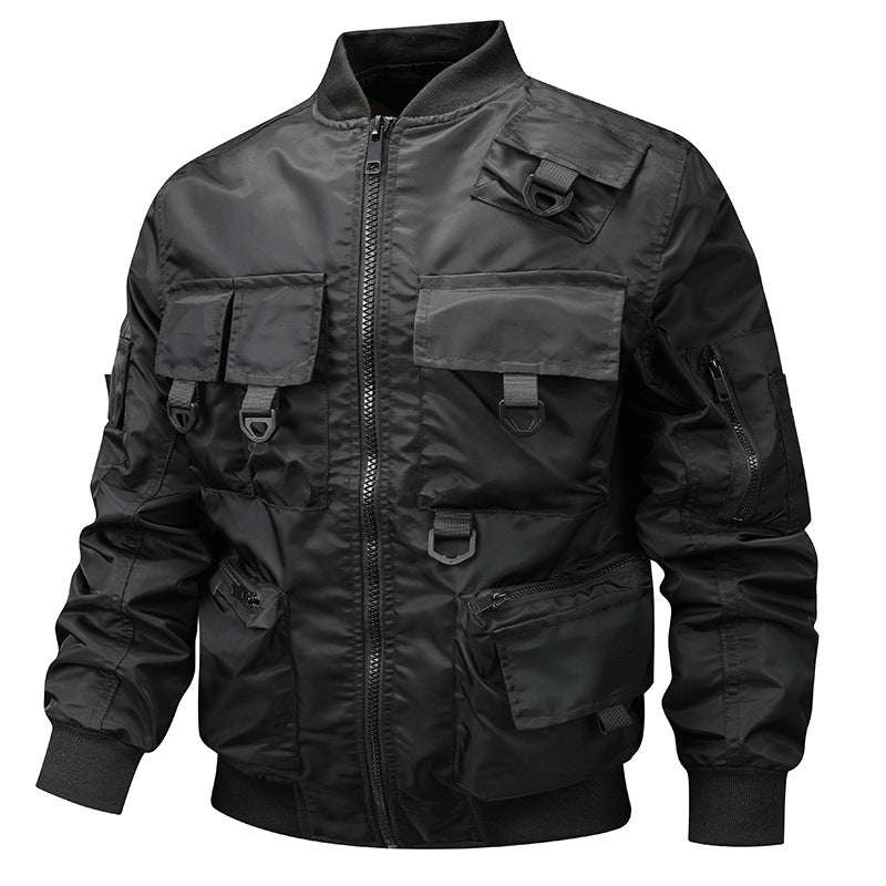 Herren-Bomberjacke | Modulare Taschen und D-Ringe