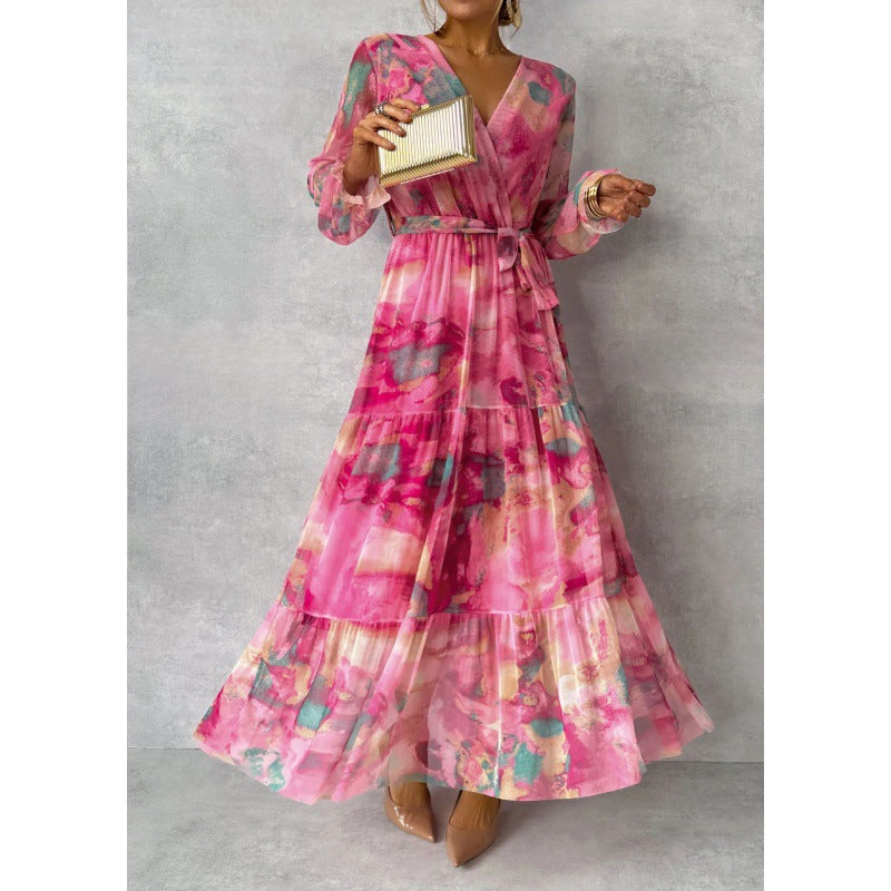 Ioana – Fließendes Kleid mit Blumenmuster – Bild 6