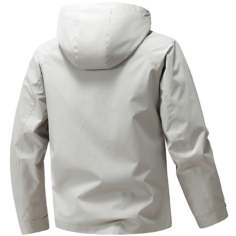 Herren-Hoodie-Jacke | Lange Ärmel und Taschen