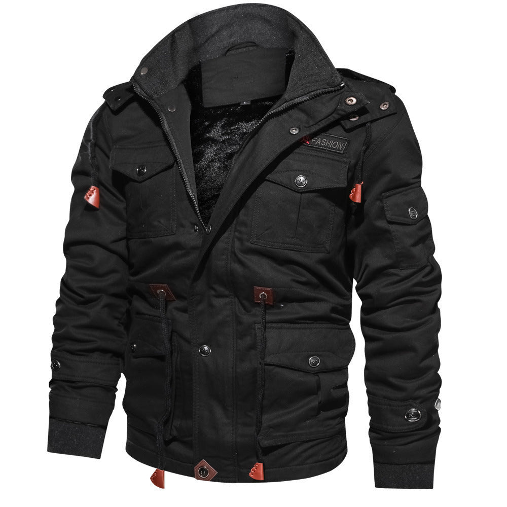 Utility-Feldjacke | Kordelzug und Taschen