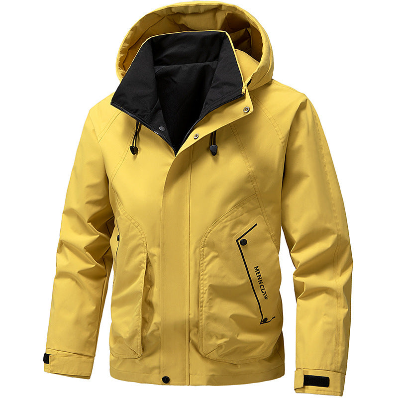 Herren-Hoodie-Jacke | Lange Ärmel und Taschen