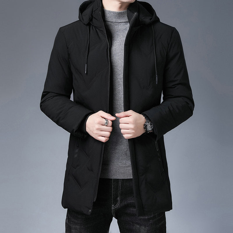 Herren-Kapuzenjacke | Lange Ärmel und Taschen