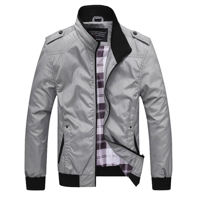 Herren-Komfortjacke | Verstellbarer Kragen und Taschen